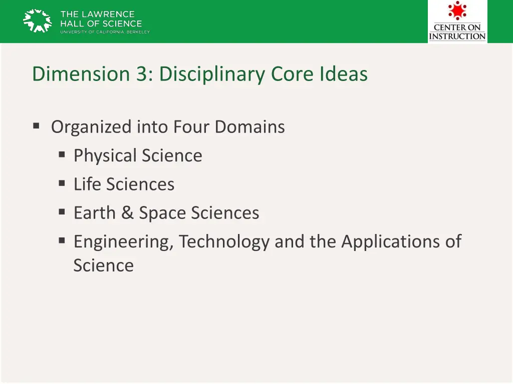 dimension 3 disciplinary core ideas