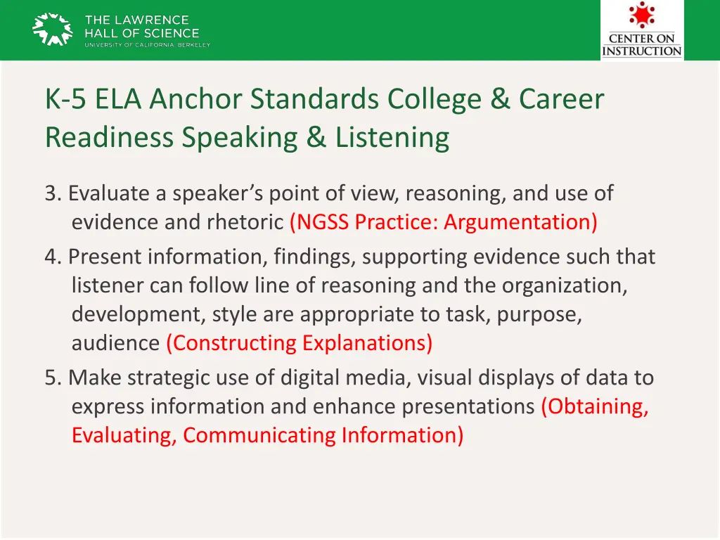 k 5 ela anchor standards college career readiness