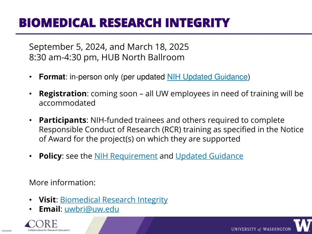 biomedical research integrity biomedical research