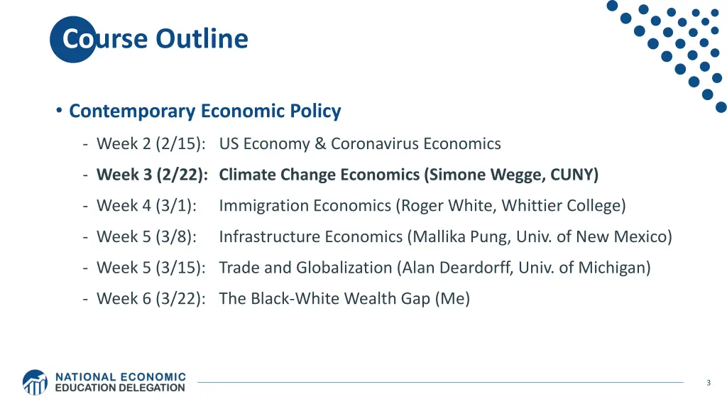 course outline