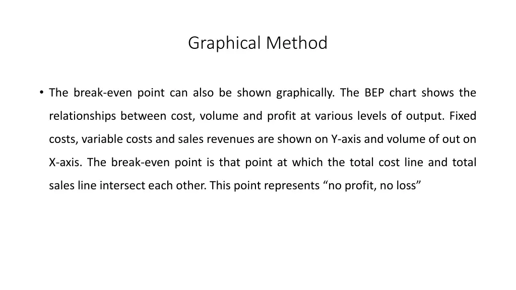 graphical method