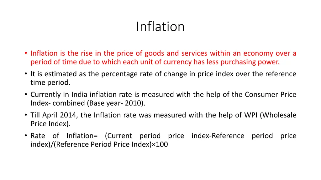 inflation 1