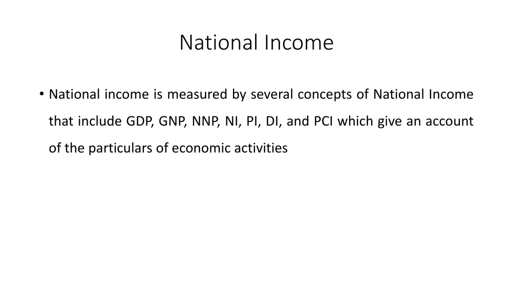 national income 4
