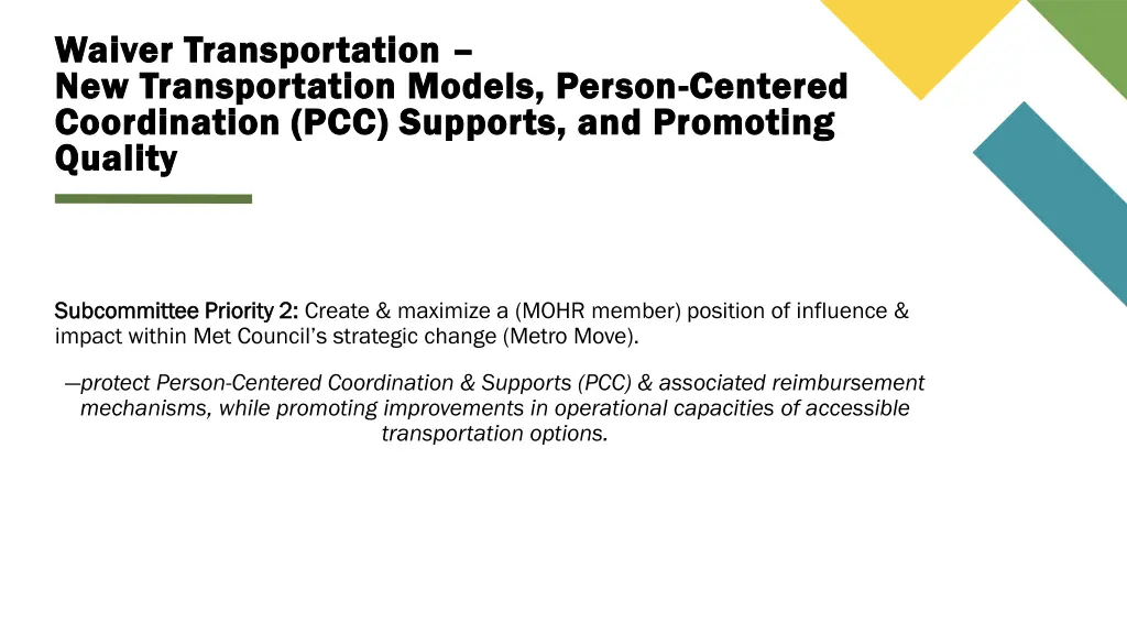 waiver transportation waiver transportation