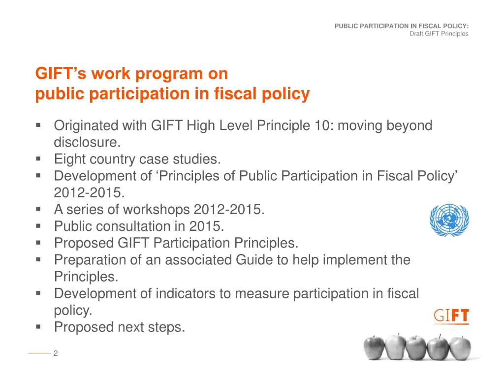public participation in fiscal policy