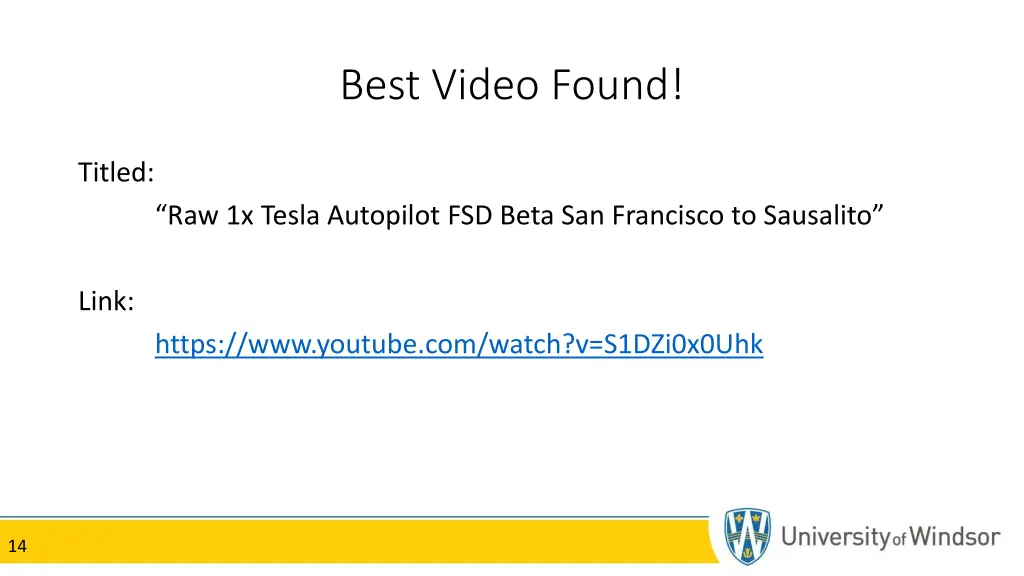 best video found