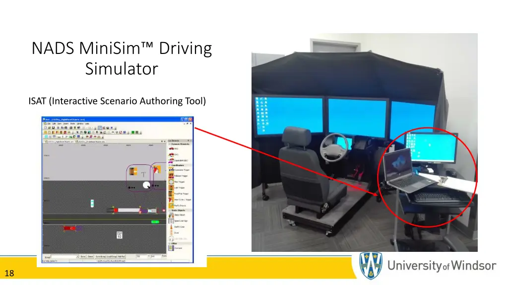 nads minisim driving simulator