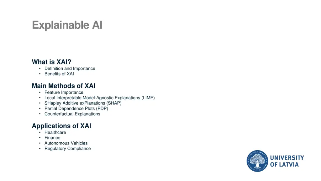 explainable ai
