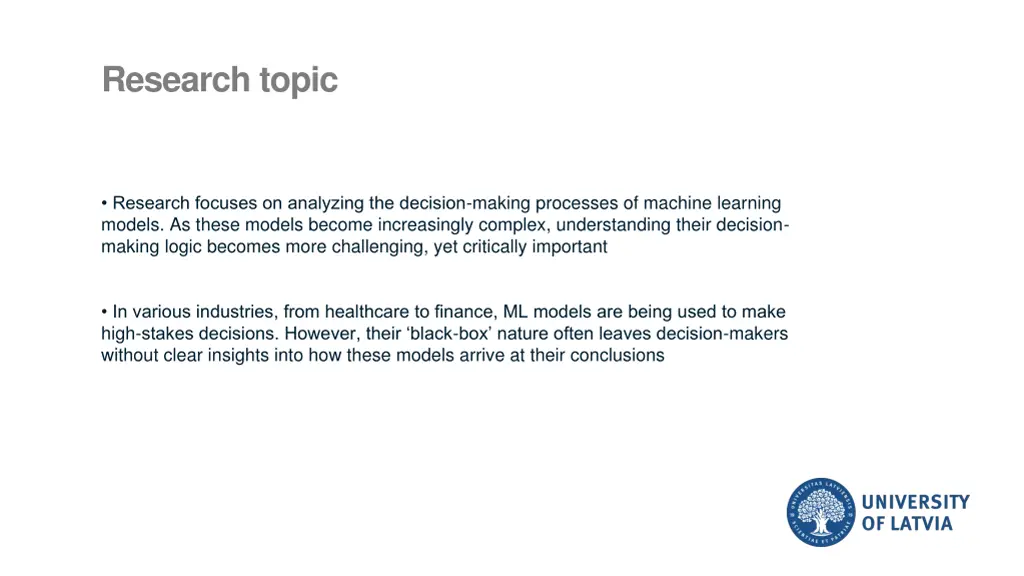 research topic