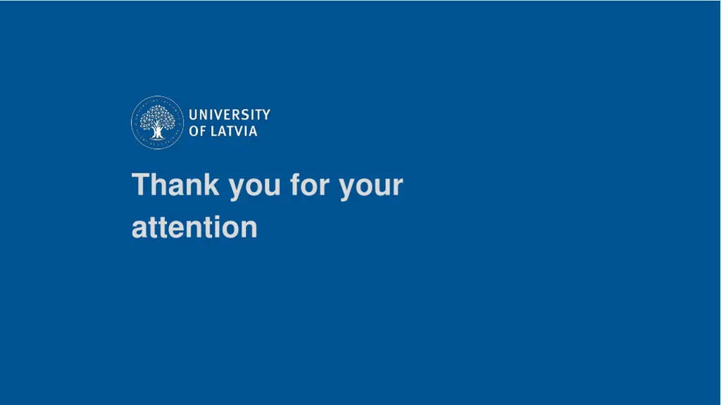 thank you for your attention