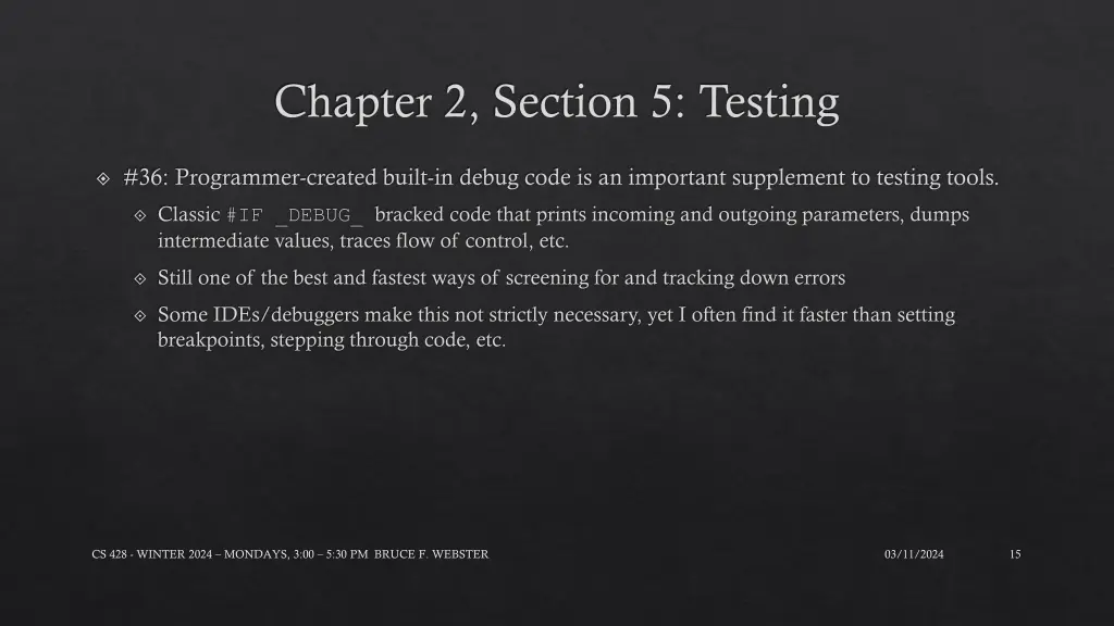 chapter 2 section 5 testing 4