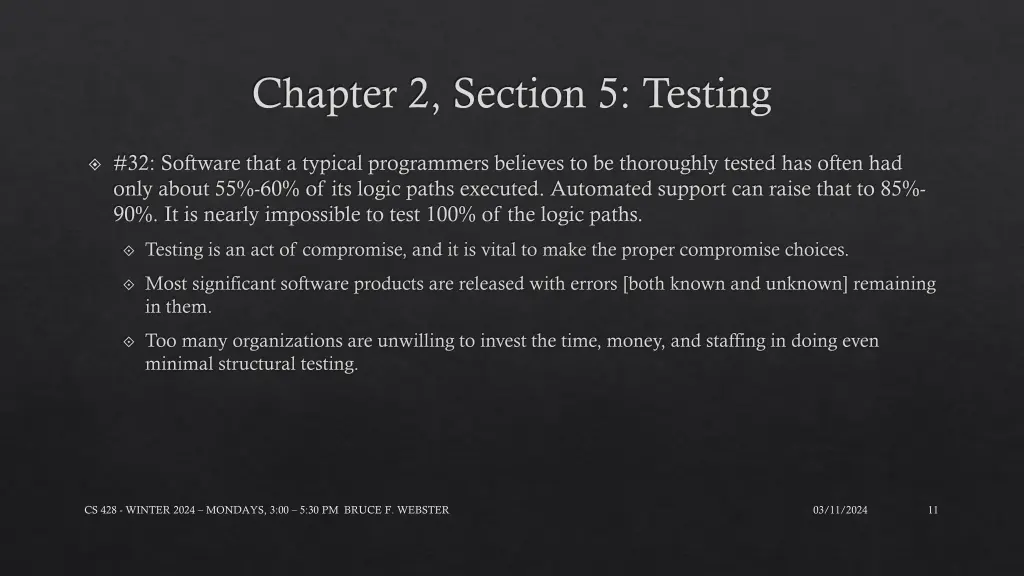 chapter 2 section 5 testing