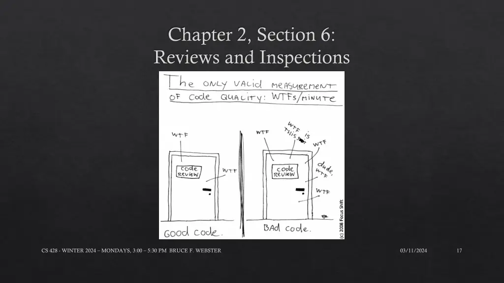 chapter 2 section 6 reviews and inspections 1