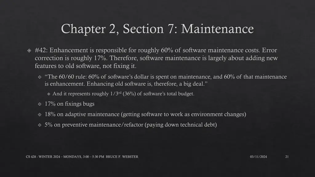 chapter 2 section 7 maintenance 1