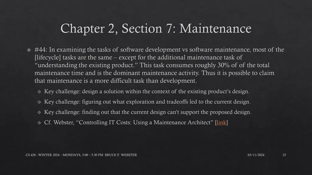 chapter 2 section 7 maintenance 3