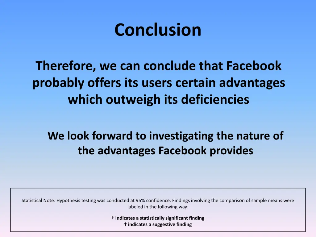 conclusion 1