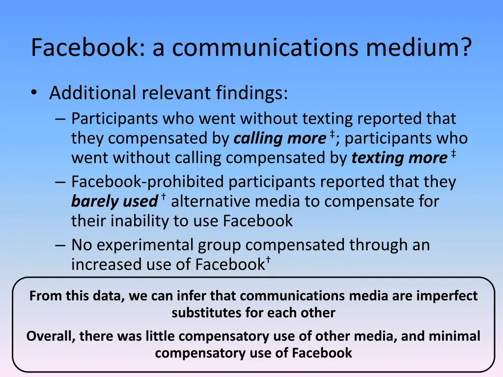 facebook a communications medium 2