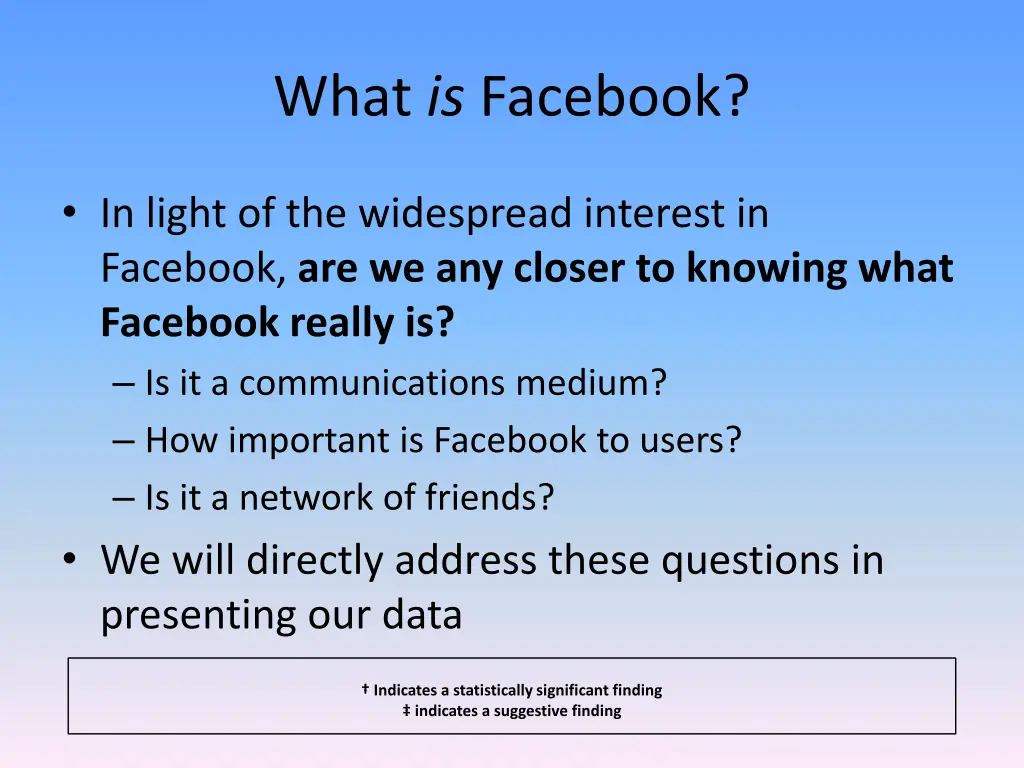 what is facebook 1