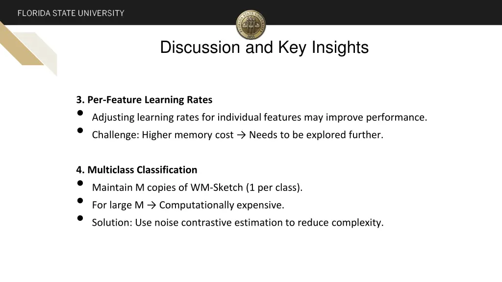 discussion and key insights 1