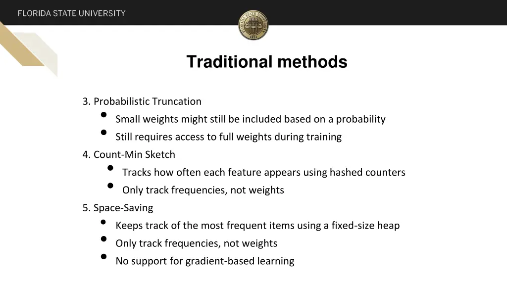 traditional methods 1