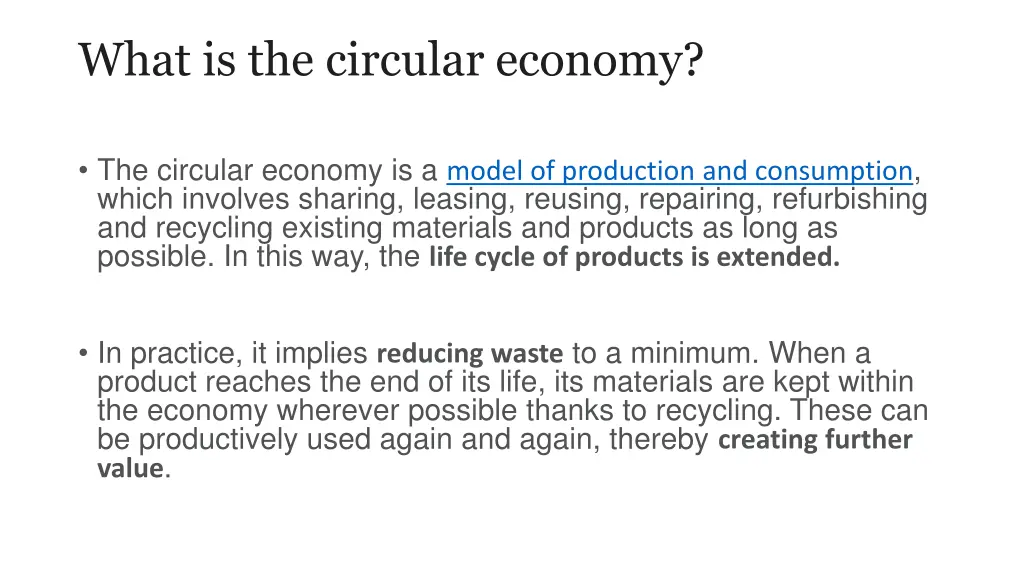 what is the circular economy