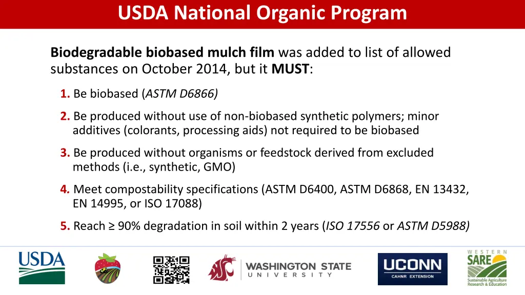 usda national organic program