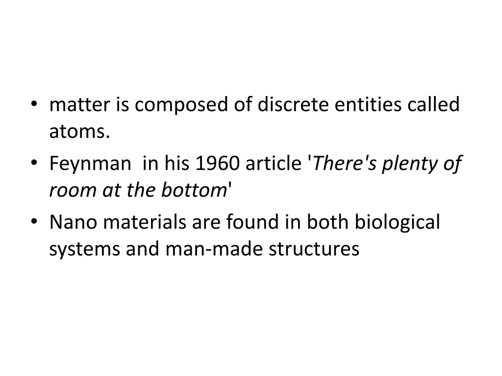 matter is composed of discrete entities called