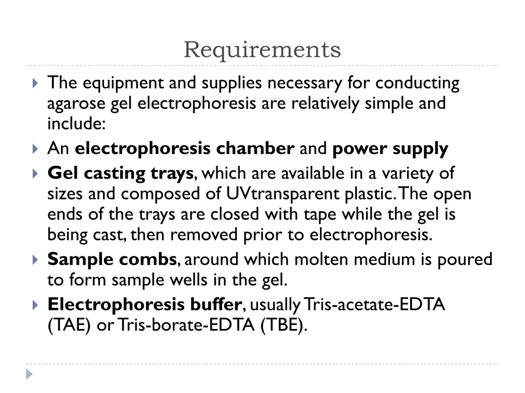 requirements