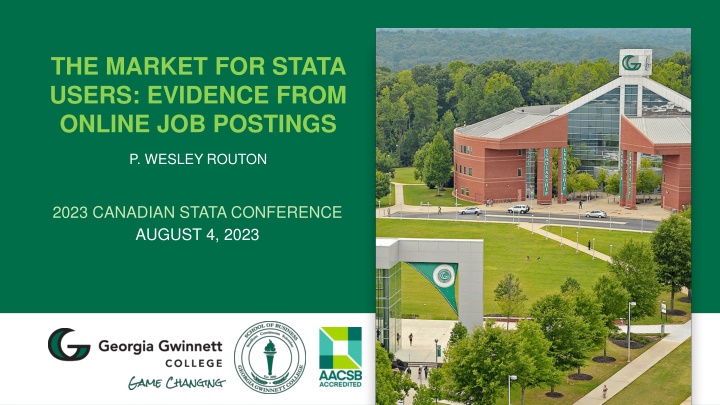 the market for stata users evidence from online
