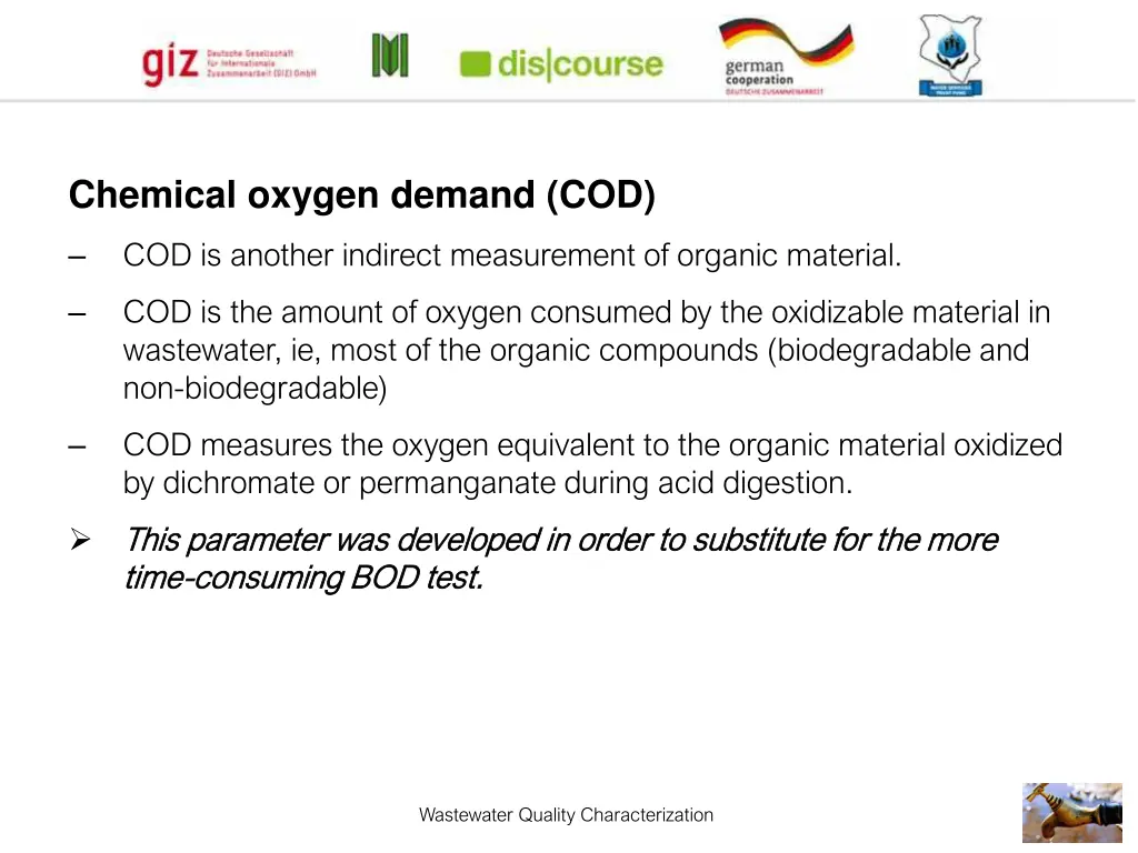 chemical oxygen demand cod