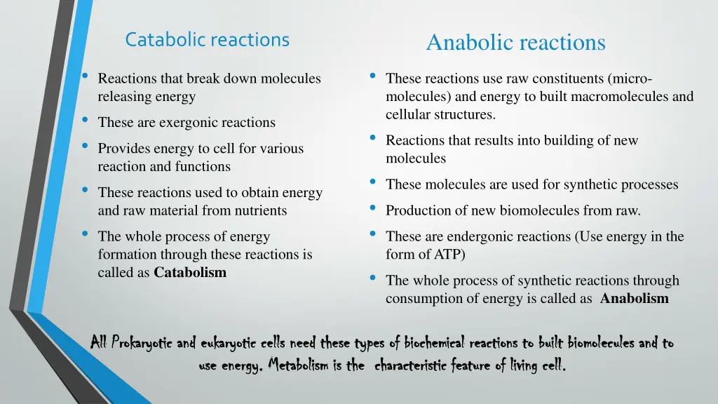 anabolic reactions these reactions