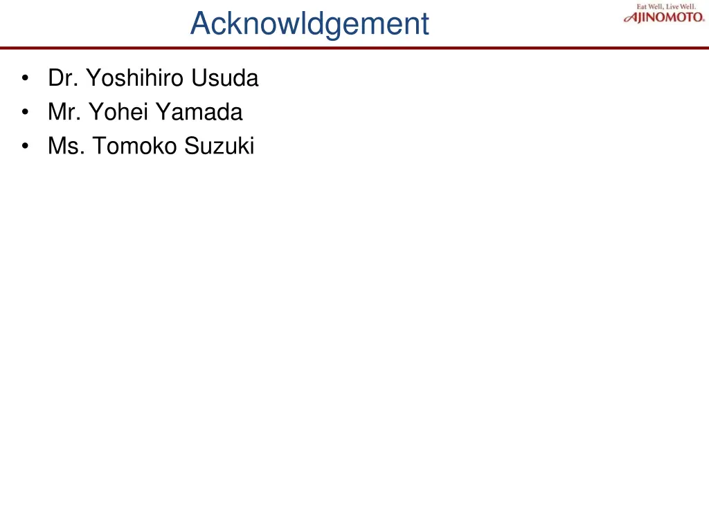 acknowldgement