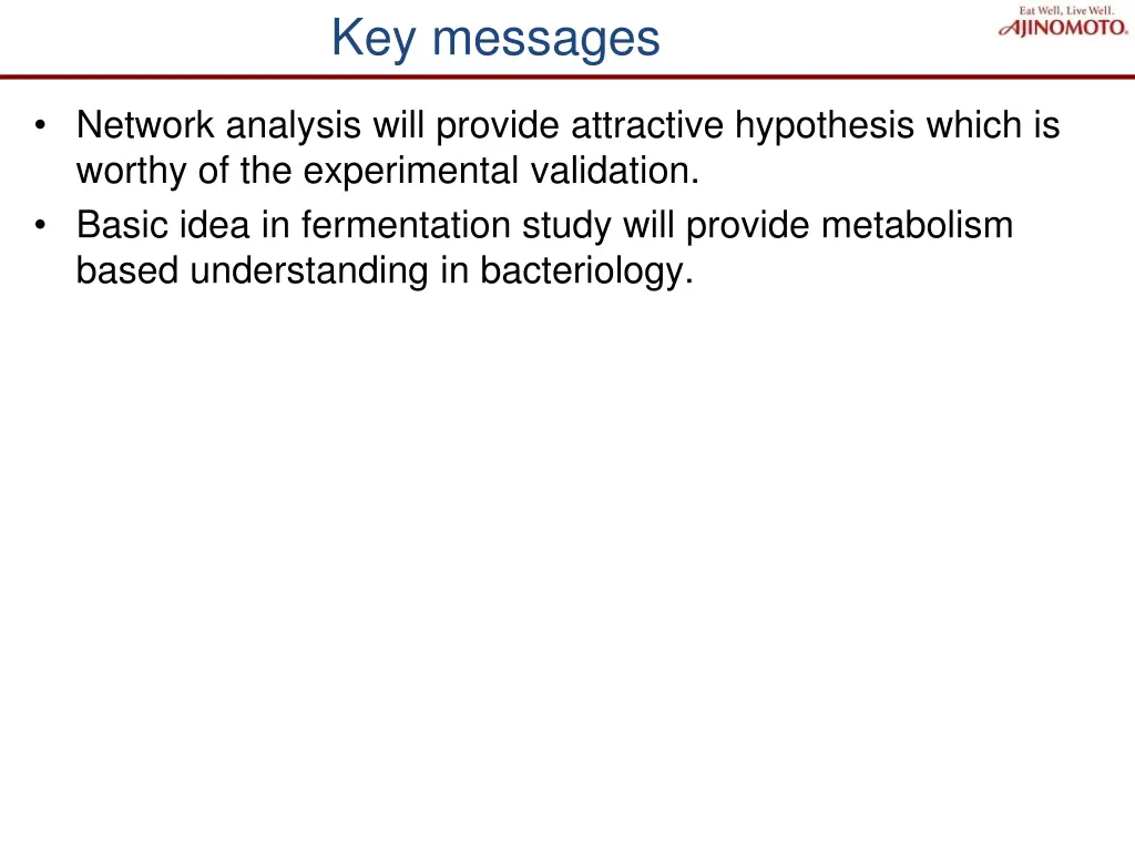 key messages