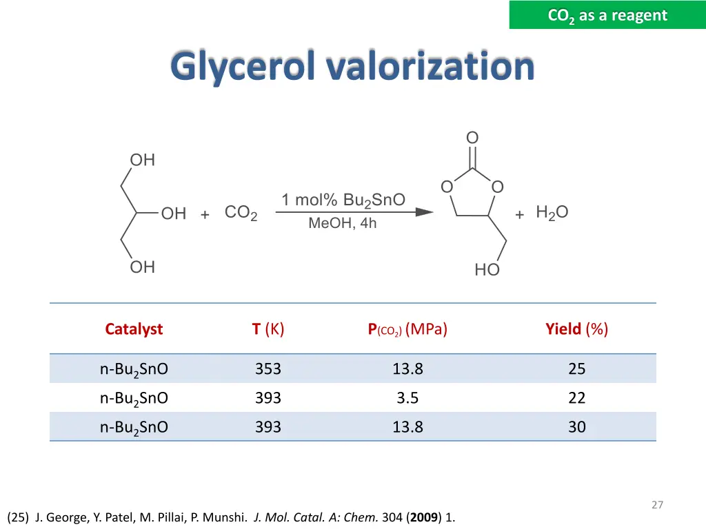 co 2 as a reagent 8