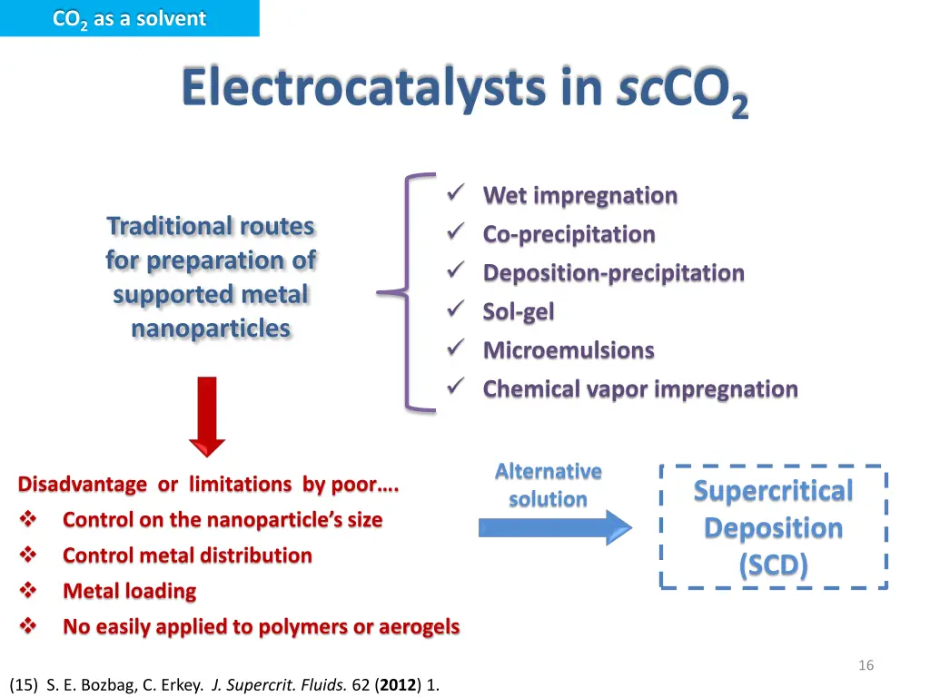 co 2 as a solvent 8