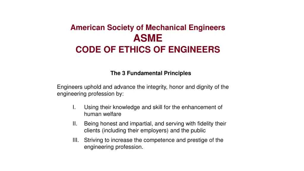 american society of mechanical engineers asme