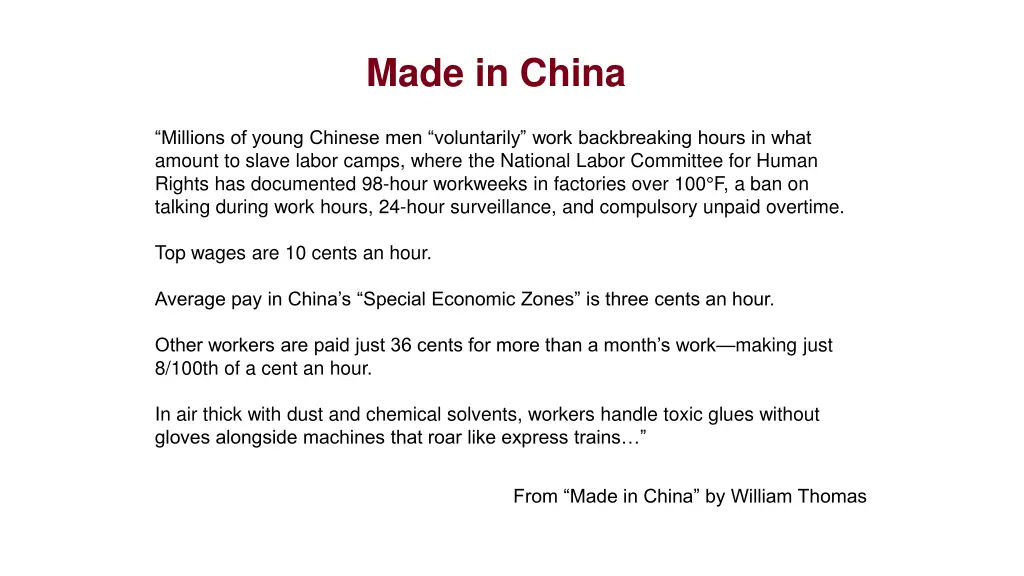 made in china