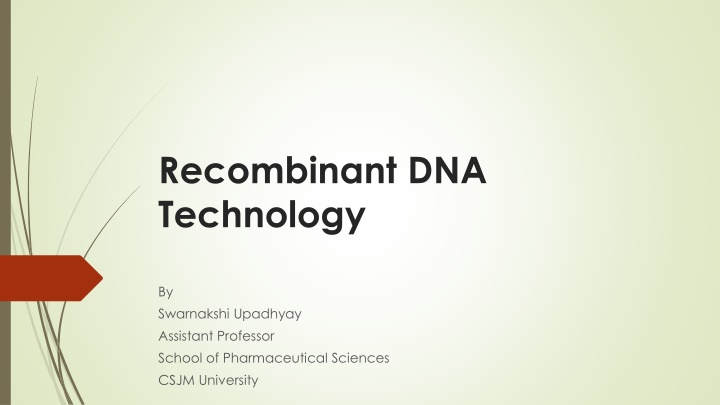 recombinant dna technology