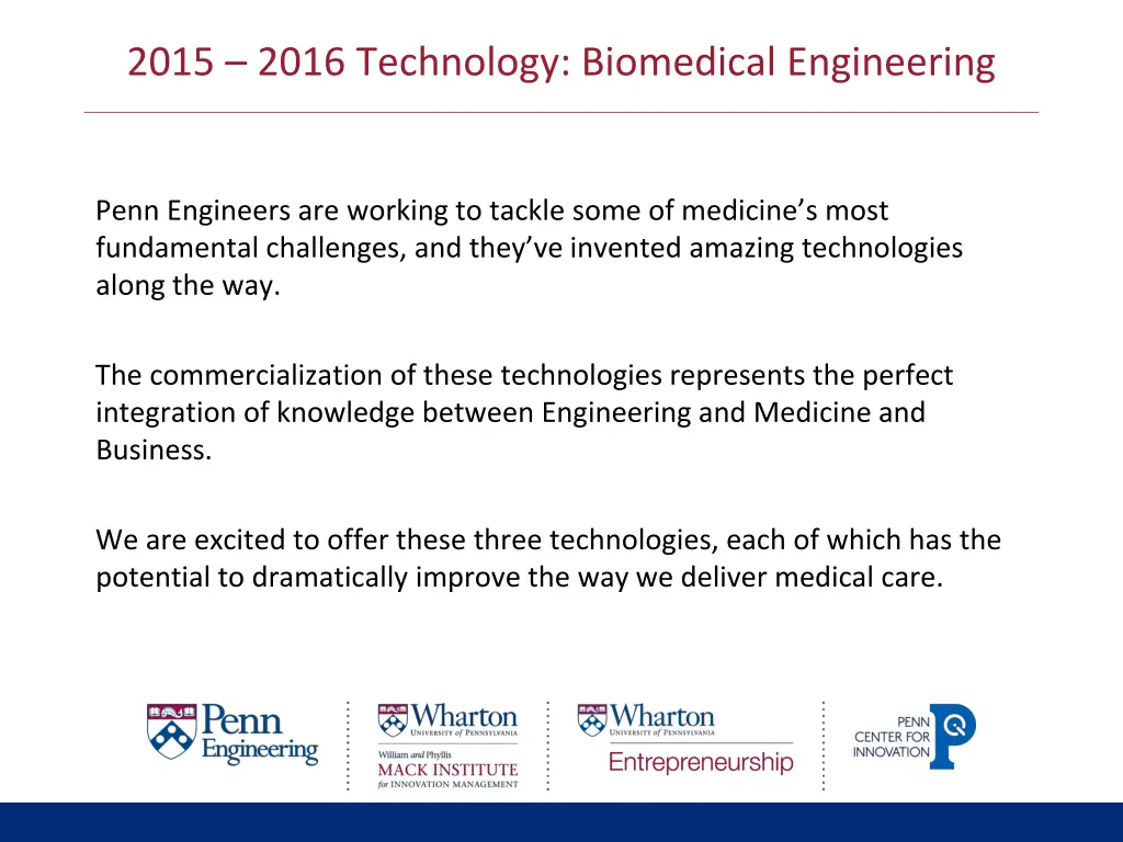 2015 2016 technology biomedical engineering