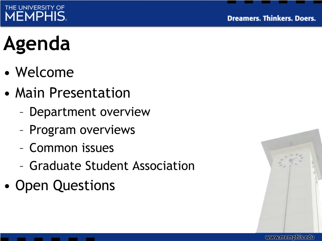 agenda