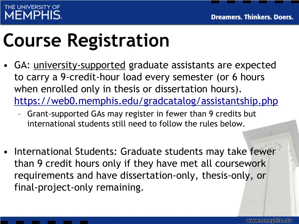 course registration