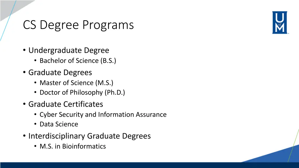 cs degree programs