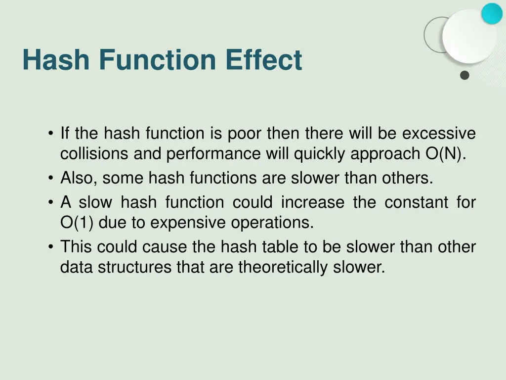 hash function effect