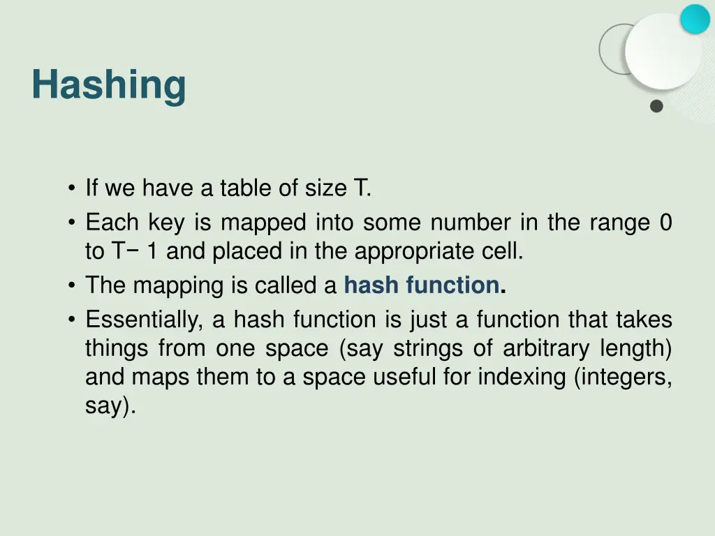 hashing