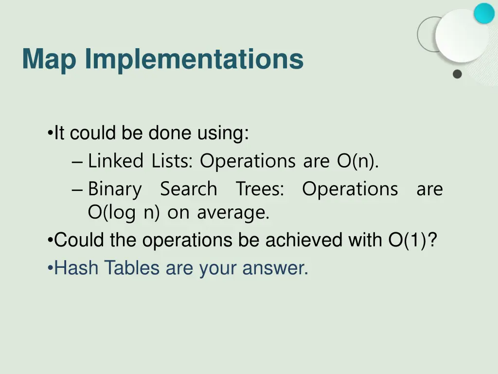 map implementations 1