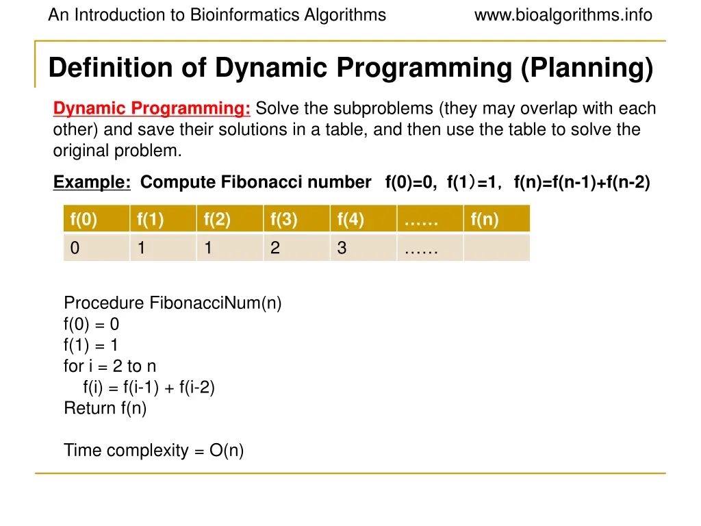 an introduction to bioinformatics algorithms 1
