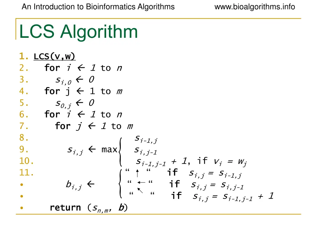 an introduction to bioinformatics algorithms 19