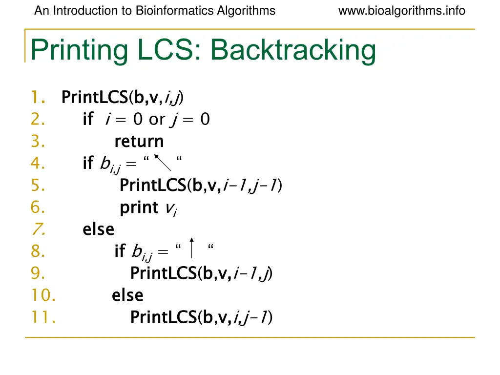 an introduction to bioinformatics algorithms 21
