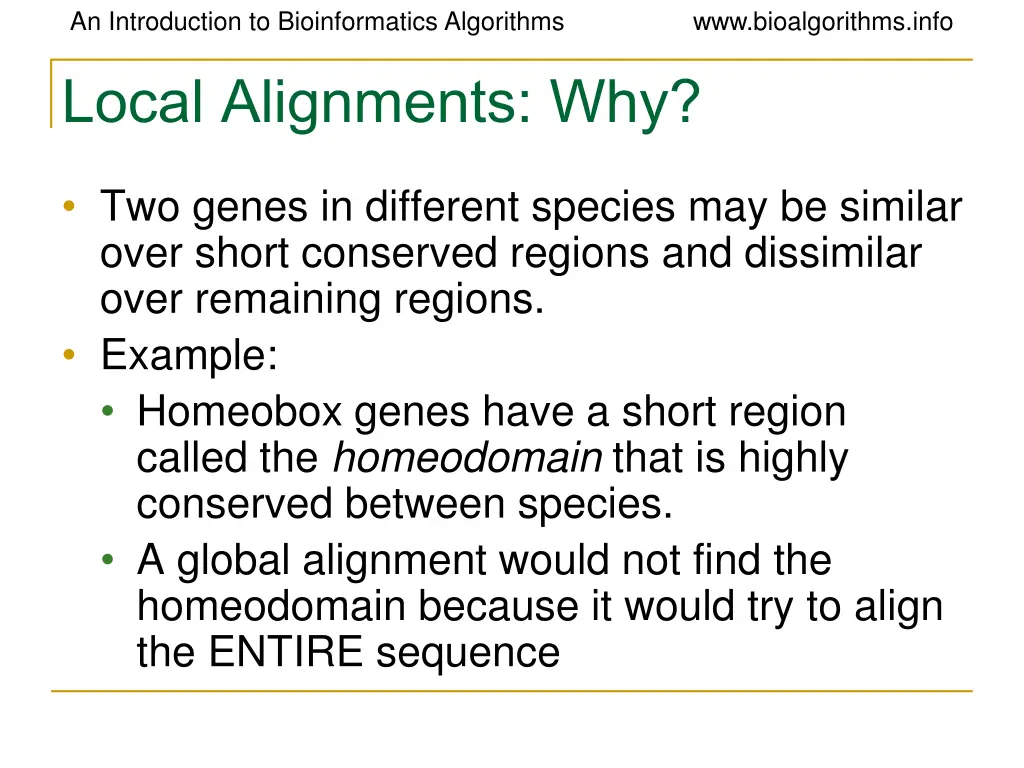 an introduction to bioinformatics algorithms 38