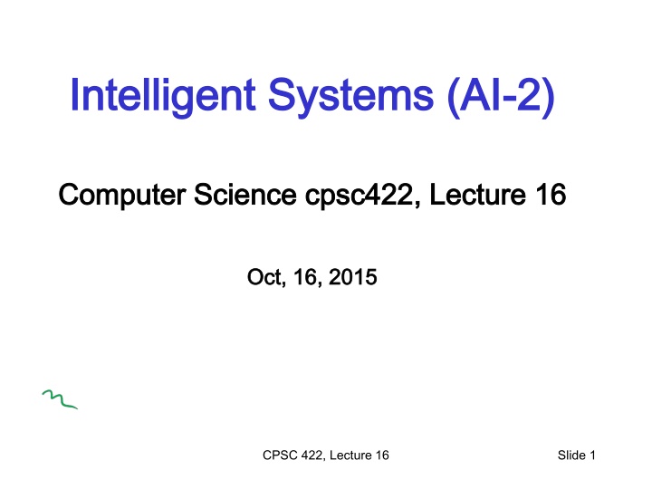 intelligent systems ai intelligent systems ai 2 2